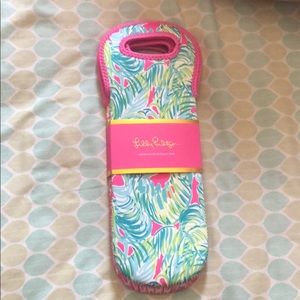 NWT Lilly Pulitzer 2 PC SET Limited Ed. Wine Totes